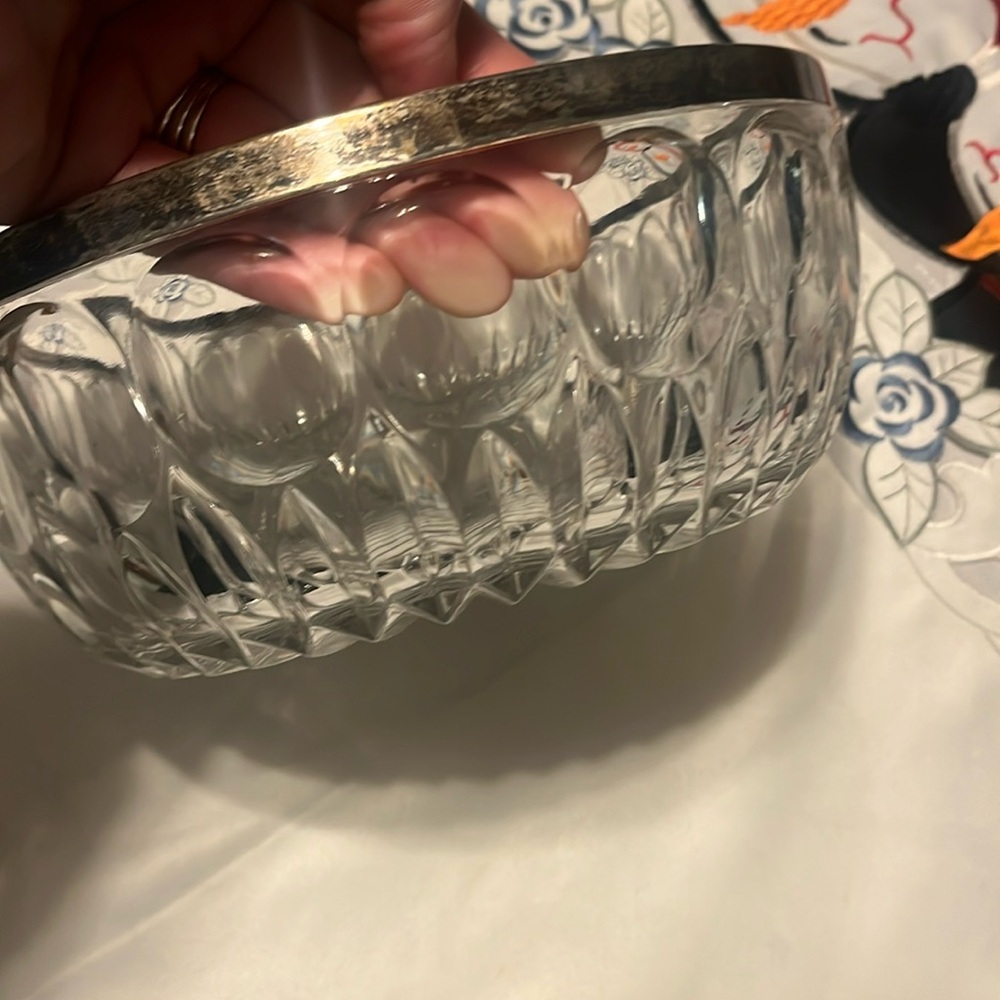 Vintage glass bowl